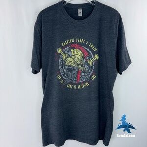 1175 Warriors Carry a Sword T-Shirt - L - Grey